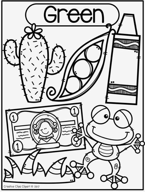 Prek Coloring Pages Free, Kindergarten Coloring Sheets, Preschool Color Activities, Color Worksheets For Preschool, Creative Clips Clipart, Homeschool Preschool Activities, Preschool Coloring Pages, Preschool Class, Daycare Activities