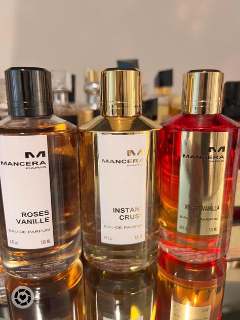 Velvet Vanilla Mancera, Mancera Perfume, Mancera Roses Vanille, Mancera Instant Crush, Roses Vanille, Girly Products, Fragrance Lab, Candy Roses, Expensive Perfume