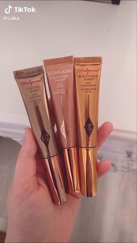 #makeup #charlotetilbury #cleangirl #dupe #amazon #glow #makeup Make Up Best Products, Charllote Tilbury Makeup Products, Glowy Makeup Products, Natural Makeup Products, Charlotte Tilbury Makeup, Makeup Bag Essentials, Makeup List, Eye Makeup Pictures, Basic Makeup