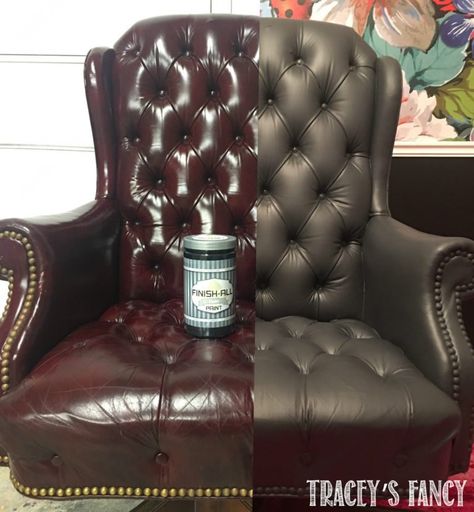 How to Paint a Leather Chair Paint Leather Couch, Painting Upholstered Furniture, Grey Leather Chair, Paint Upholstery, Paint Leather, Chair Makeover, Leather Office Chair, Leather Couch, Diy Chair