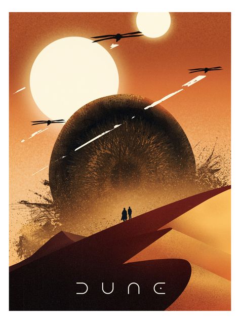 Dune concept poster, Loïc Chollet on ArtStation at https://www.artstation.com/artwork/WmEOE3 Dune Drawing, Dune Fanart, Dune Artwork, Dune Illustration, Dune Aesthetic, Dune Film, Concept Poster, Dune Art, Iconic Movie Posters