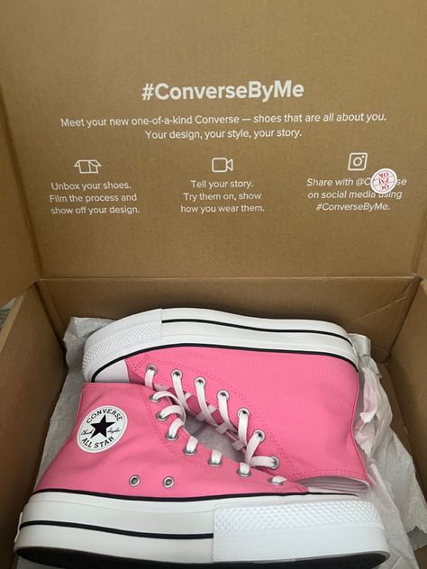 Pink high top platform converse baseball shoes Cute High Top Platform Converse, Hot Pink High Top Converse, Pink High Top Converse Platform, Converse Pink Platform, Pink Converse Outfit Winter, Plat Form Converse, Converse High Top Platform, Pink Platform Converse, Pink Converse Outfit