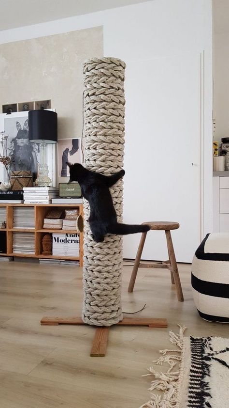 Katt Diy, Cat Furniture Design, Katt Grejer, Chat Diy, Cat Patio, Diy Cat Tree, Cat House Diy, Diy Cat Toys, Cat Towers