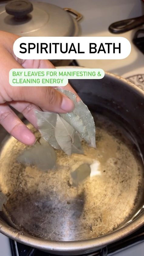 Cleaning Energy, Spiritual Cleansing Bath, New Moon In Scorpio, Burning Bay Leaves, Spiritual Baths, Cleansing Bath, Moon In Scorpio, Bath Benefits, Prosperity Spell