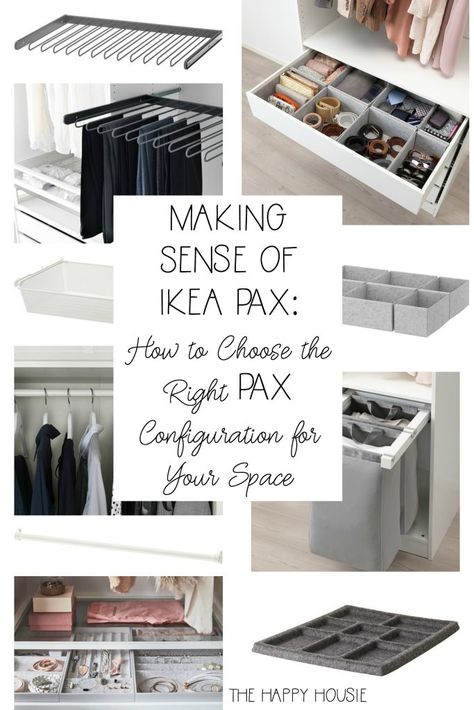 Ikea Wardrobe Organizer, Ikea Pax Wardrobe Configuration, Ikea Closet Inspiration, Best Ikea Pax Layout, Ikea Pax Wardrobe Ideas Inside, Ikea Pax Closet Accessories, Pax Layout Ideas, Pax Wardrobe Layout Ideas, Ikea Pax Configuration