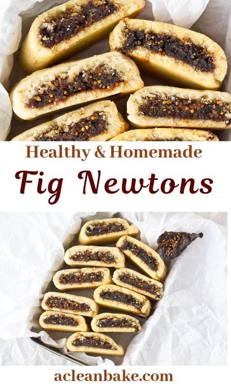 Fig Newton Recipe, Packaged Cookies, Homemade Fig Newtons, Fall Cider, Fig Newtons, Fig Bars, Recipe Gluten Free, Paleo Recipes Dessert, Fig Recipes