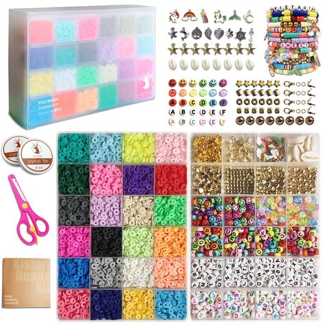 Diy Girl Gifts, Friendship Bracelet Kit, Beads Kit, Bracelet Making Kit, Friendship Bracelets With Beads, Jewelry Making Kits, Alphabet Beads, Jewelry Making Kit, Bracelet Kits