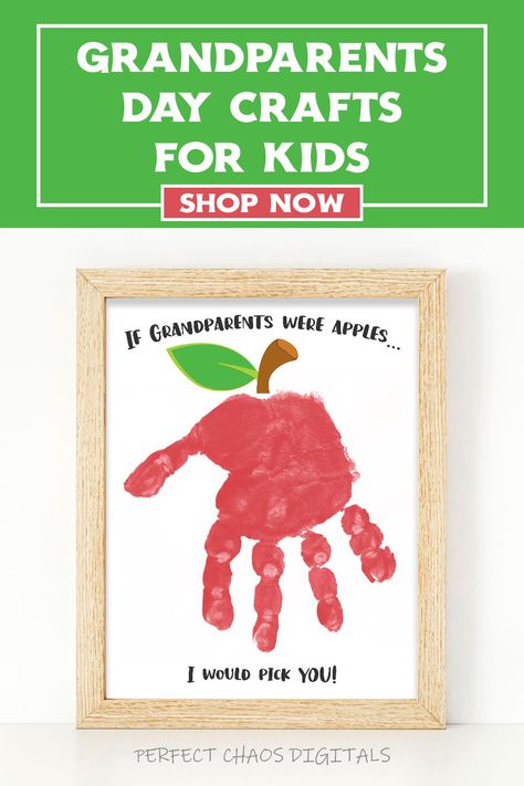 Grandparents Day Preschool, Grandparents Day Activities, Grandparents Day Cards, Baby Footprint Art, Grandparents Card, Grandparents Day Crafts, Footprint Keepsake, Happy Grandparents Day, Footprint Crafts