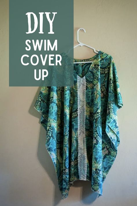 Diy Swim Cover Up, Diy Coverup, Diy Beach Cover Up, Beach Dresses Diy, Knit Shirt Pattern, Swimsuit Coverup Pattern, Swimsuit Coverup Ideas, Diy Bathing Suit, Beach Coverup Pattern