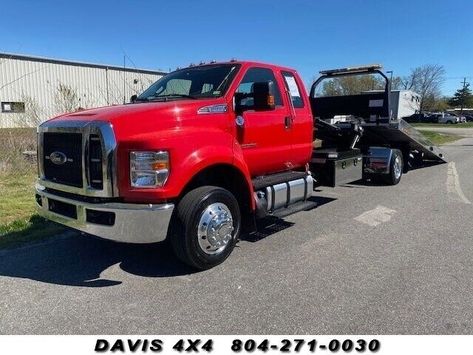 2023 Ford F-650 Extended Cab Flatbed Rollback Tow Truck Diesel Rollback Tow Truck, Flat Deck, Flatbed Towing, Breakfast Recipies, Flatbed Trailer, Diesel Cars, Extended Cab, Tow Truck, Tandem