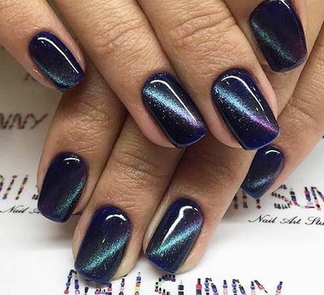 Galaxy Nail Art, Cat Eye Nails Polish, Art Designs Ideas, Galaxy Nails, Nail Design Inspiration, Pretty Nail Designs, Pretty Nail Art Designs, Short Acrylic, Thanksgiving Nails