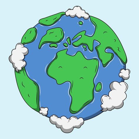 Earth Clipart, Earth Icon, Map Earth, Earth Vector, World Cartoon, World Clipart, Earth Map, Earth Globe, World Globe