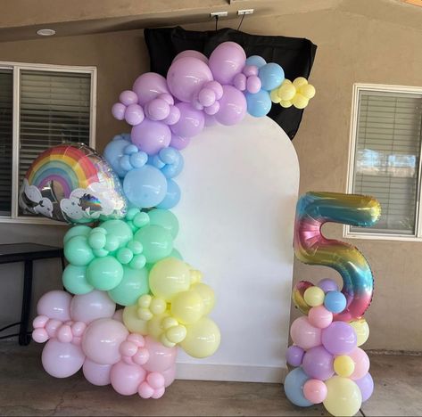 Unicorn Arch Balloons, Unicorn Birthday Balloon Arch, Unicorn Balloon Decorations, Pastel Rainbow Balloon Decorations, Unicorn Balloon Arch, Rainbow Unicorn Backdrop, Unicorn Balloon Garland, Rainbow Unicorn Party Decorations, Unicorn Party Backdrop