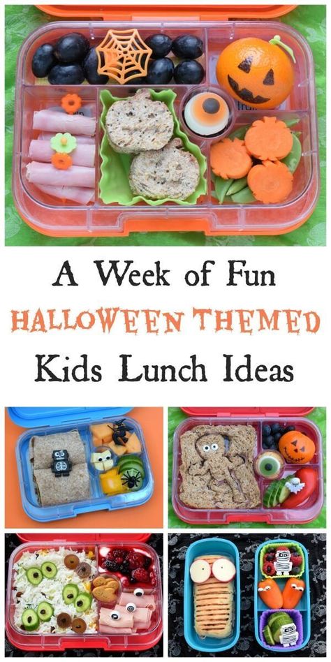 Birthday Lunchbox Ideas, Preschool Lunch Ideas Picky Eaters, Fun Packed Lunch Ideas, No Cook Lunch, Bento Lunch Ideas, Halloween Lunch Ideas, Themed Lunches, Halloween Bento, Uk Halloween