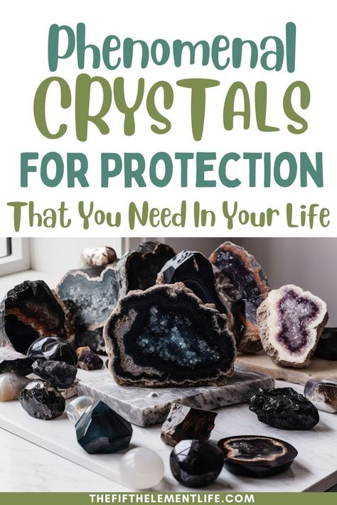 Crystals For Protection Protection Ward, Crystals For Protection, Power Of Crystals, Balance Energy, Crystal Meanings, Psychic Abilities, Black Tourmaline, Healing Crystal, Crystal Healing