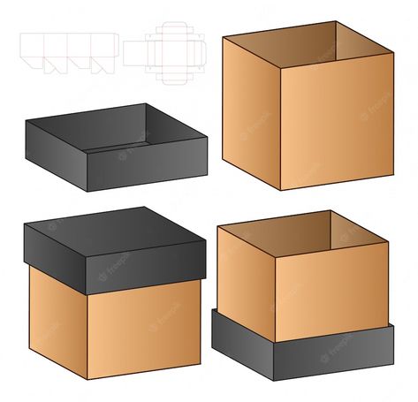 Box Packaging Templates, Template Box, Packaging Die Cut, Packaging Template Design, Packaging Template, Box Package, Packing Design, Vector Template, Box Template