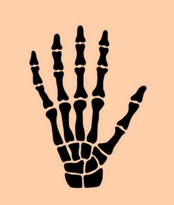 Skeleton Template, Template Craft, Den Mrtvých, Painting Shop, Tato Henna, Skeleton Hand Tattoo, Bone Crafts, How To Make Stencils, Hand Stencil