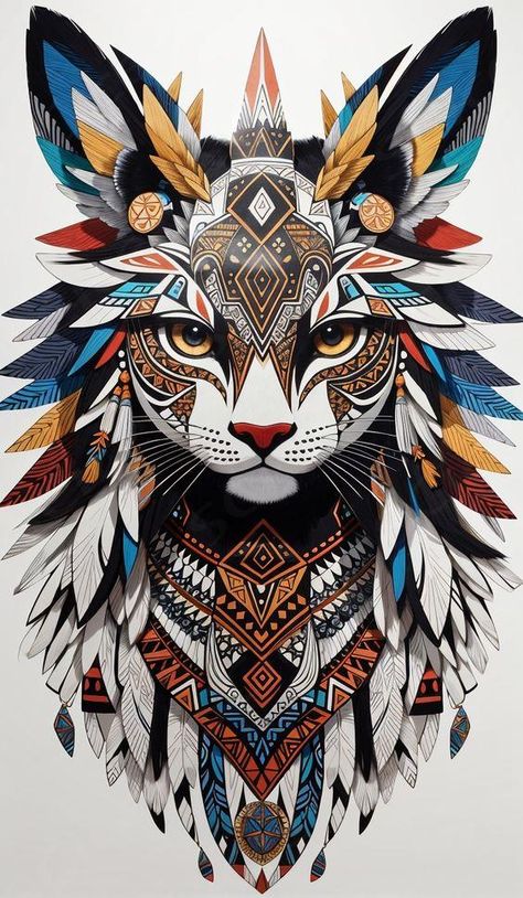 Step into the world of jungle cat mandala art. These mesmerizing designs offer a serene safari for your imagination, providing a therapeutic escape through coloring. Cat Design Drawing, Abstract Animal Art Drawing, Mandala Art Animals, Animal Mandala Art, Cat Mandala Art, Mandala Art Colorful, Colorful Mandala Art, Modern Cat Art, Tattoos Infinity