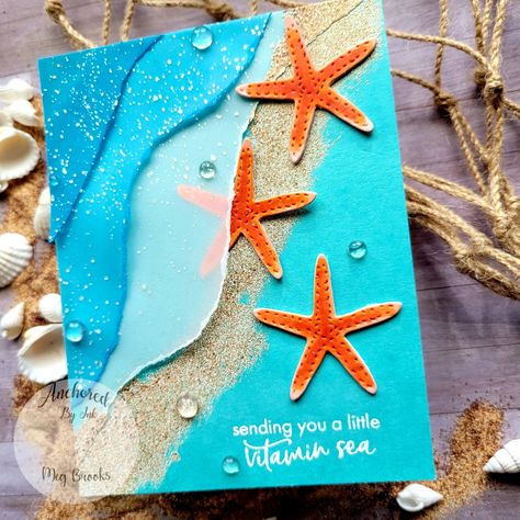 Nautical Cards, Beach Cards, Crafts Cards, Summer Cards, I Am So Happy, Get Well Cards, Paper Crafts Cards, Card Tags, Creative Cards