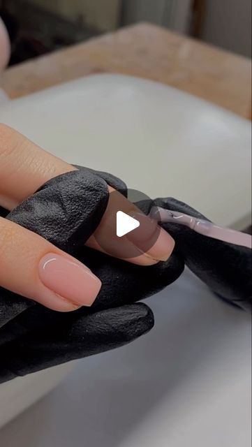 Samantha Haste on Instagram: "3 reasons you’re not getting perfect results with builder gel ✨  using @the_gelbottle_inc 019  #biab #buildergel #biabnails #buildergelnails #biabtutorial #buildergeltutorial #gels #gelnails #gelpolish #gelcolour #naturalnails #squarenails #biabapplication #nudenails #cutenails #cleangirlnails" Builder Gel Press On Nails, Biab Designs Ideas, Buildable Gel Nails, Builder Nail Gel, Biab Application, Builder Gel Manicure, How To Use Builder Gel, Builder Gel Tutorial, Gel Builder Nails Design