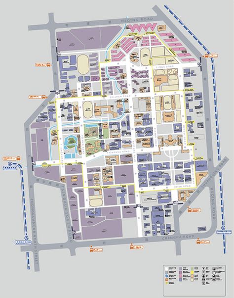 Campus Map-Tsinghua University Tsinghua University, Campus Map, Learn Chinese, University Campus, Universe, University, Map, Education, Quick Saves