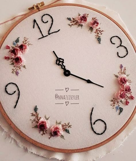 Wedding Embroidery Hoop, Embroidery Hoop Wall Art, Embroidery Lessons, Embroidery Template, Hand Embroidery Patterns Flowers, Basic Embroidery Stitches, Pola Sulam, Embroidery Flowers Pattern, Creative Embroidery