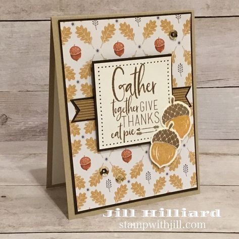 Handmade Autumn Cards, Fall Themed Handmade Cards, Autumn Cards Handmade Ideas, Fall Diy Cards, Thanksgiving Diy Cards, Autumn Cards Handmade, Thanksgiving Card Ideas, Handmade Thanksgiving Cards, Thanksgiving Homemade Cards