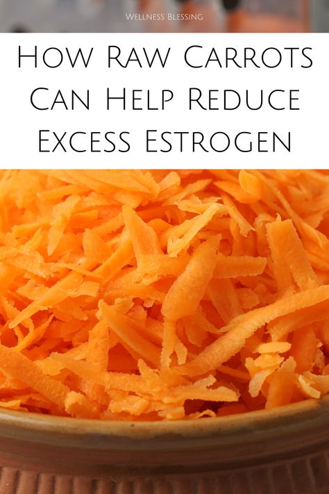 Raw grated carrot salad for hormone health. Carrots And Estrogen, Excess Estrogen Diet, Hormone Carrot Salad, Raw Carrot Salad For Hormones, Carrot Salad For Hormones, Hormone Reset Diet Recipes, Raw Carrot Salad, Excess Estrogen, Acid Reflux Diet Meals