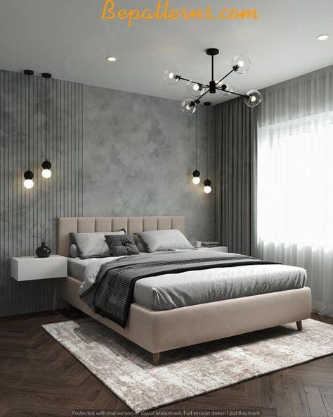 Home decoration -modern small bedroom -decoration ideas Bedroom Style Ideas Modern, Sleeping Room Ideas, Bedroom Furniture Design Modern, Bedroom Designs For Small Rooms, Room Interior Bedroom Modern, Designs For Small Rooms, Modern Bed Designs, Sleeping Room Design, Beautiful Bed Designs