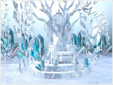 Sims 4 Snowflake Cc, Sims 4 Snow Cc, Ice Furniture, Sims 4 Cc Objects, Queen Castle, Ice Clothes, Frost Giants, Sims 4 Controls, Zombie Christmas