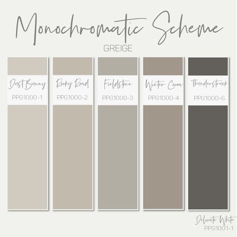 Decided to talk about interior styling and colour schemes this afternoon and got myself organised enough to write up a blog post to match! A monochromatic colour scheme can actually help to make your room feel bigger and opting for a fully neutral scheme can really bring a calmness to a room! . For more info and inspo on creating a monochromatic colour scheme at home then pop over the the blog linked here. . #monochromatic #monochromaticinteriors #monochromaticguidance #interiordesign Grey Paint Colours, Monochrome Colour Palette, Bat Decorations On Wall, Neutral Living Room Colors, Monochromatic Colour, Monochromatic Interior Design, Monochromatic Interior, Hall Colour, Farm Hacks