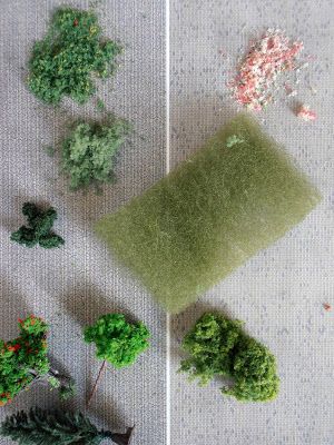 Dollhouse Landscaping, How To Landscape, Dollhouse Tutorials, Dollhouse Garden, 동화 삽화, Faeries Gardens, Deco Nature, Miniature Projects, Miniature Trees