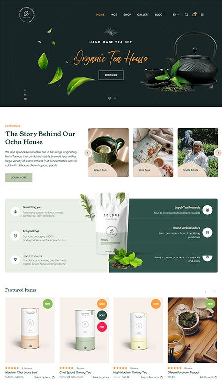 7 Best Tea Shop WordPress Theme 2023 - Frip.in Tea Website Design Inspiration, Ayurvedic Website Design, Tea Website Design, Web Shop Design, Organic Tea Brands, Website Branding Design, Pretty Website, Tea Website, Photography Website Templates