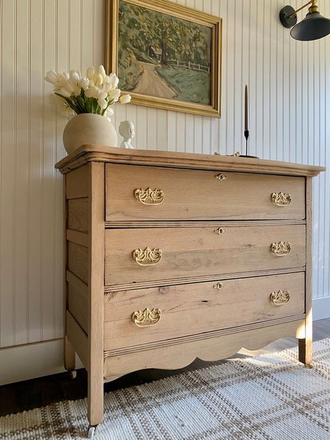 SOLD Dresser, Vintage Wood Dresser, Raw Wood Dresser, Farmhouse Dresser, Entryway Console, Primitive Dresser, Light Wood Dresser - Etsy Dresser Light Wood, Raw Wood Dresser, Vintage Wood Dresser, Dresser Entryway, Dresser Light, Dresser Farmhouse, French Country Dressers, Light Wood Dresser, Furniture Makeover Inspiration