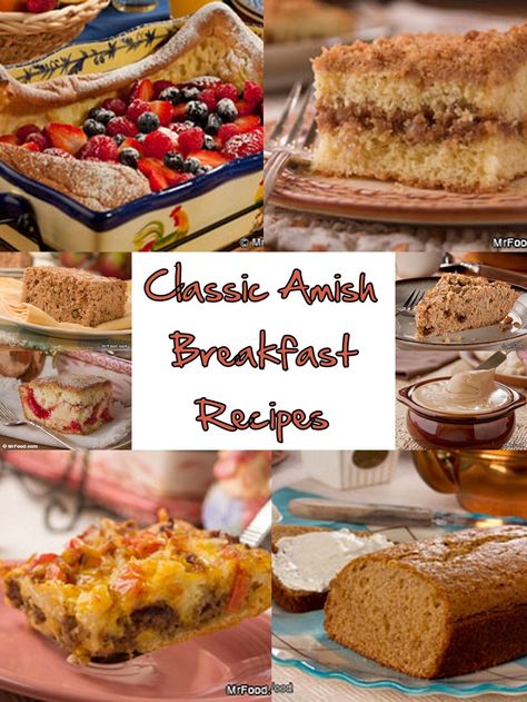 Amish Baking, Amish Dishes, Amish Breakfast, Best Amish Recipes, Amish Food, Pennsylvania Dutch Recipes, Mennonite Recipes, Breakfast Cooking, Friendship Bread