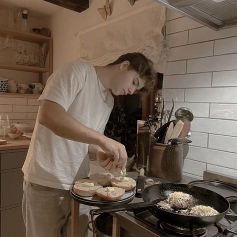 Guy Baking Aesthetic, Atlas Corrigan, Peace Painting, Goals 2024, Rich Couple, Antipolo, Wattpad Book, Man Cooking, Husband Material