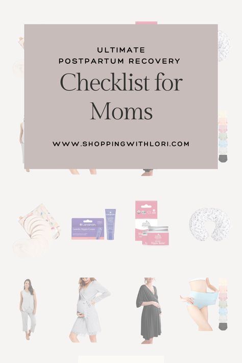 Set yourself up for success and good care at home during the recovery period with this Ultimate Postpartum Essentials Checklist for Mom. What Do I Need For Postpartum, Postpartum Needs For Mom, Postpartum Care Essentials, Post Partum Prep, Postpartum Checklist For Mom, New Mom Essentials Checklist, Natural Postpartum Essentials, Postpartum Care Checklist, Post Partum Care Kit