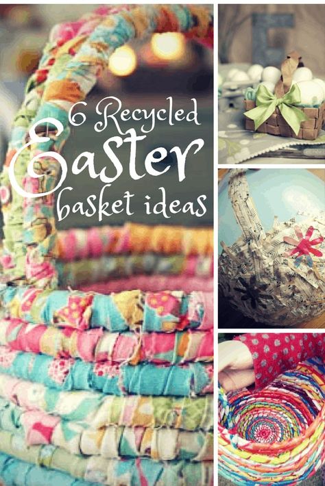 Whats not to love about the thrill of children doing an Easter egg hunt? Here's a great variety of Eco & Recycled Easter Baskets you can make: Brown paper bag converted into this super cute Easter Baskets To Make, Easter Basket Ideas, Easter Basket Diy, Sell Diy, Easter Bunny Decorations, Diy Basket, Easter Centerpieces, Easter Crafts For Kids, Basket Ideas