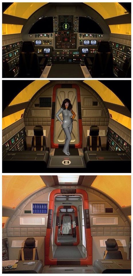 Space 1999 Ships, Moonbase Alpha, Space 1999 Eagle, Space 1999 Tv Series, Sience Fiction, Thunderbirds Are Go, Spaceship Interior, Sci Fi Tv Shows, Space 1999