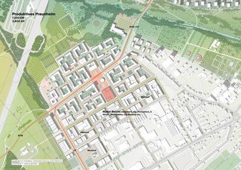 Projects - Cityförster Caruso St John, Urban Design Graphics, Urban Design Plan, Urban Landscape Design, City Layout, Plans Architecture, Site Plans, Landscape Plan, Urban Fabric