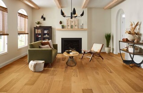 Herringbone hardwood floors