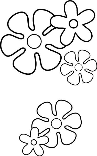 Scooby Doo Flower Tattoo, Groovy Flower Drawing, How To Draw Retro Flowers, Hippy Flower Drawing, Scooby Doo Flower Pattern, Y2k Flower Drawing, Scooby Doo Flowers, Retro Flower Tattoo, Printable Tattoo Designs Stencil