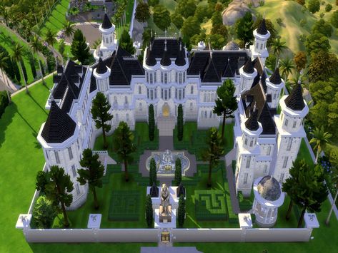 The Sims Resource - Medieval - Downloads Roblox Bloxburg Mansion Layout, Bloxburg Mega Mansion Layout, Castles Sims 4, Sims 4 Castle Layout, Sims 4 Palace, Sims Castle, Sims Mansion, Sims 4 Castle Build, Sims 4 Royal Palace