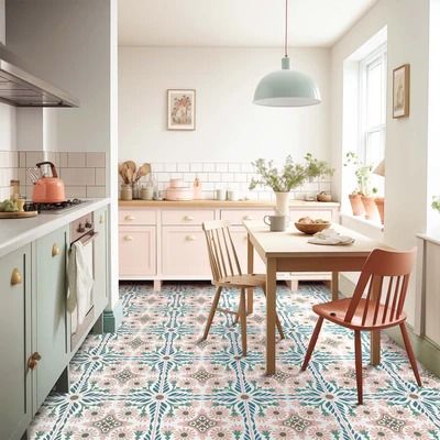 Moroccan Floor Tiles | Free Samples, Shop Today – Porcelain Superstore Pink Floor Tiles, Moroccan Tile Bathroom, Moroccan Floor Tiles, Scottish Cottage, Bathroom Vibes, Porcelain Superstore, Large Floor Tiles, Patterned Tile, Encaustic Tiles