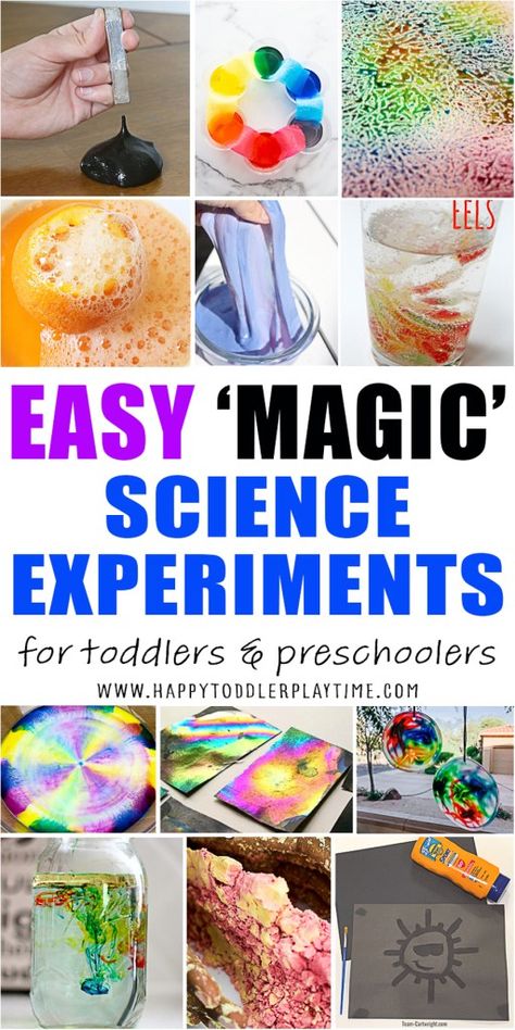 Science Experiments For Toddlers, Experiments For Toddlers, Magic Science, Toddler Science Experiments, Experiments Kids, Preschool Science Activities, Summer Science, Mazes For Kids, Easy Magic