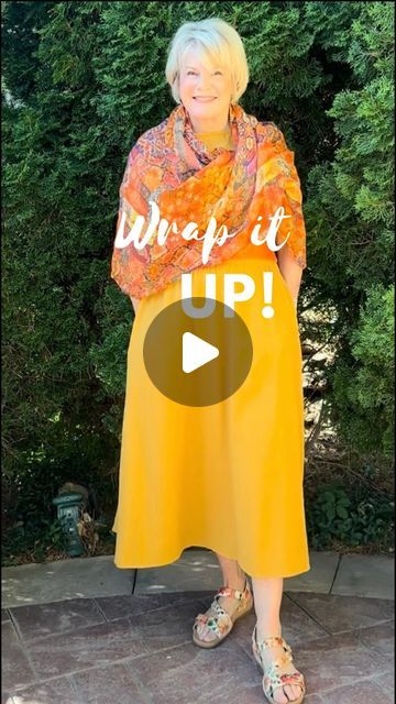 How To Tie A Summer Scarf, Scarf Top Tutorial Ties, Summer Scarf Tying, Large Scarf Tying, Scarf As A Top, How To Dress In Your 70's, Chic Office Wear, Baked Scallops, Scarf Coverup