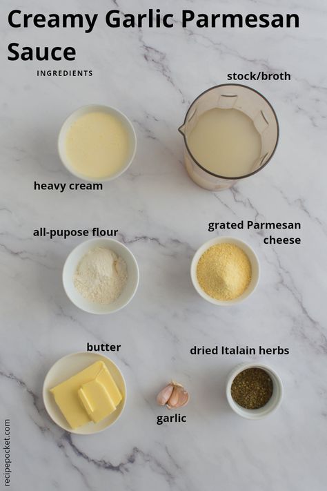 Hot Garlic Parmesan Wings Sauce Recipes, Healthy Garlic Parmesan Sauce, Diy Garlic Sauce, Parmesan Sauce For Chicken, Garlic Parmesan Wings Sauce, Parmesan Garlic Wing Sauce, Creamy Garlic Sauce Recipe, Garlic Parmesan Sauce Recipe, Sauce For Baked Chicken