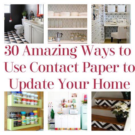 Hello, DIYers! Do you have the itch to do some re-decorating projects around your home but your bank account is not cooperating? Enter: contact paper! This durable and easy to place material can help turn your existing furniture, home goods, or features into something totally different! If you’re ambitious, give your countertops and floor a […] The post 30 Amazing Ways to Use Contact Paper to Update Your Home appeared first on DIY Projects by Big DIY Ideas. Contact Paper Table Top Diy, Contact Paper Ideas, Beer Bottle Chandelier, Bottle Chandelier, I Heart Organizing, Boho Ideas, Diy Table Top, Dining Room Hutch, Walnut Dresser