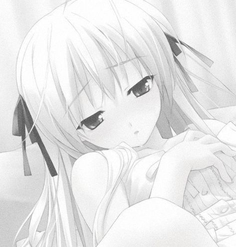 Yosuga No Sora, Kawaii Stickers, White Hair, Hair, Anime, White, Kawaii