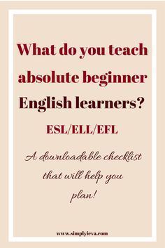 ESL beginners - teaching English to teens and adults. ESL/ELL beginner teaching checklist Esl Teaching Elementary, Short Moral Stories For Kids, Esl Beginners, Esl Learning, Teach English To Kids, Short Moral Stories, Teaching Esl, English Lesson Plans, Esl Teaching Resources